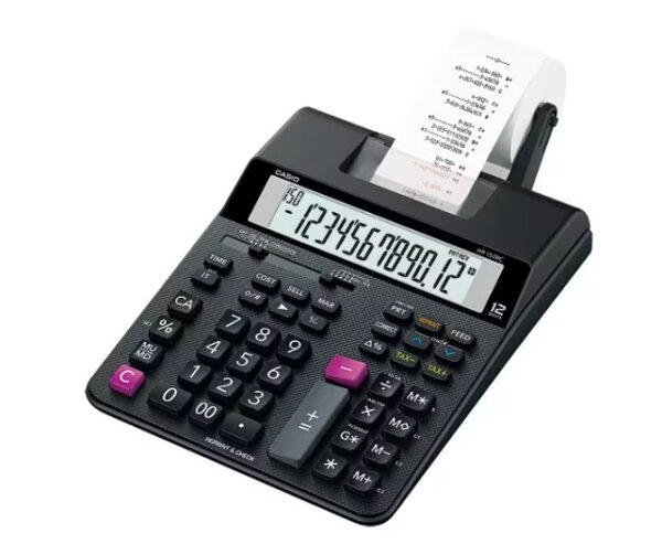 CALCULADORA CASIO HR-150/150RC-BK C/WINCHA