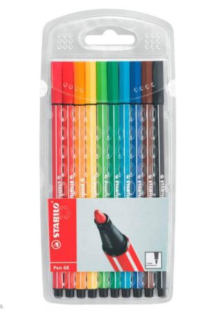 PLUMON STABILO PEN 68 ESTX10 COLORES