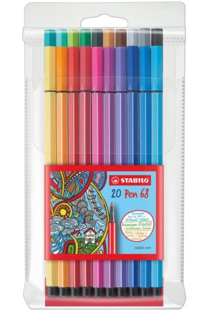 PLUMON STABILO PEN 68 ESTX20 COLORES