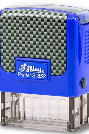 SELLO SHINY S-852 NEW PRINTER AZUL (14X38MM)