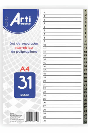SEPARADOR AC NUMERICO A-4 X31DIV.