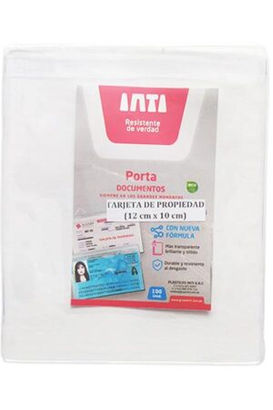 FUNDA INTIFAN TARJETA DE PROPIEDAD (12X10CM)