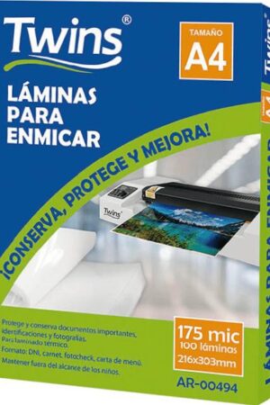 MICA ENMICADO TWINS A-4 175MIC 216X303MM