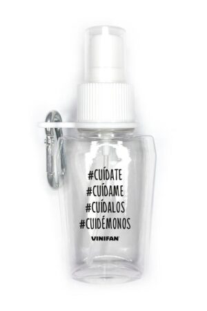 ATOMIZADOR VINIFAN CON GANCHO METALIZADO 60ML