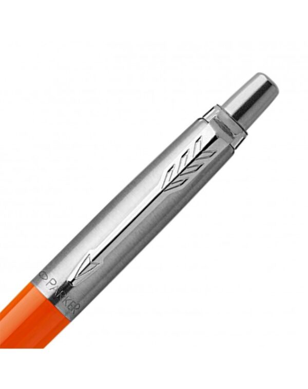 BOLIGRAFO PARKER JOTTER CLIP CROMADO NARANJA - Imagen 2