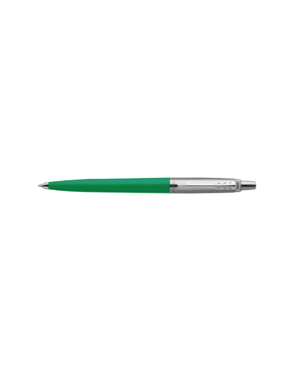 BOLIGRAFO PARKER JOTTER CLIP CROMADO VERDE
