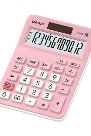 CALCULADORA CASIO MX-12B ROSADO PASTEL