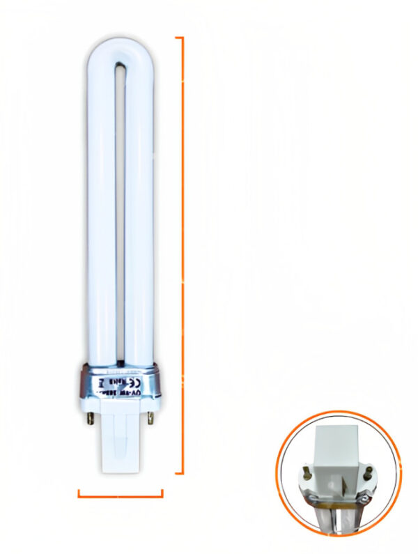 FLUORESCENTE ULTRAVIOLETA P/MAQUINA DE SELLOS STAMPMARKER 8 WATTS