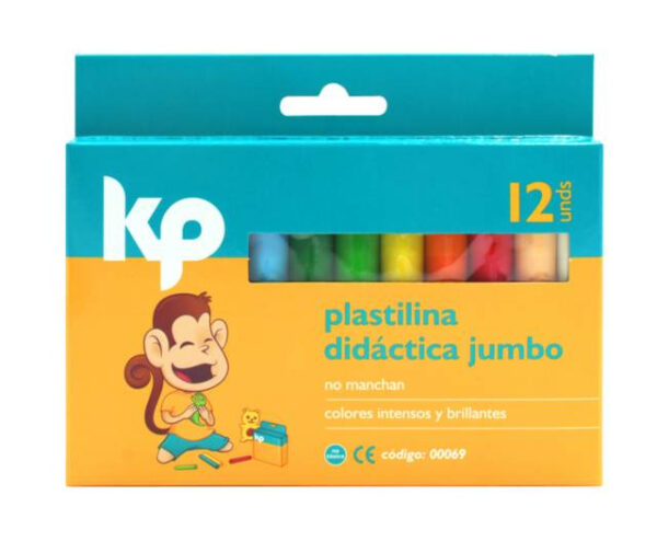 PLASTILINA KP JUMBO X12