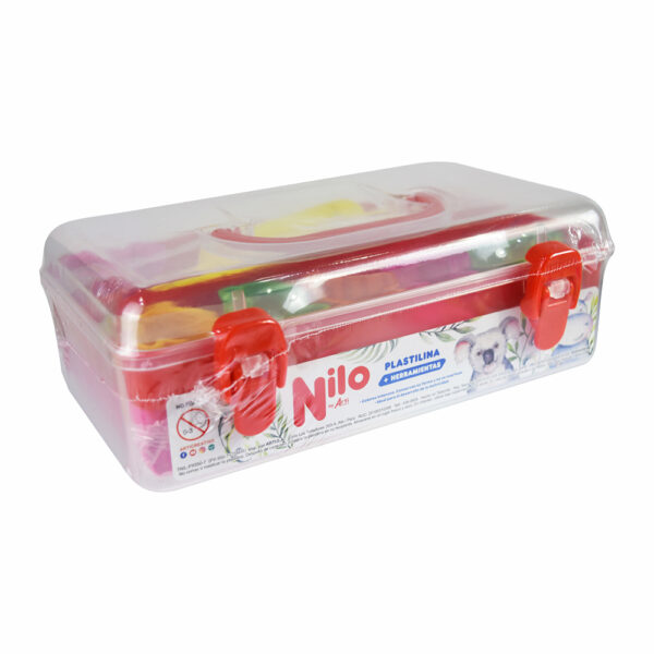 PLASTILINA NILO CAJA HERRAM. X7 + 7 MOLDES + 1 RODILLO