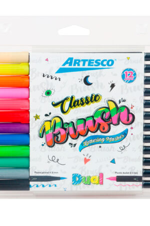 PLUMON ARTESCO BRUSH MARKER ESTX12 CLASICO