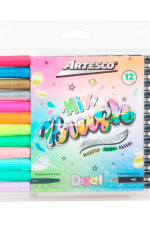 PLUMON ARTESCO BRUSH MARKER ESTX12 MIX