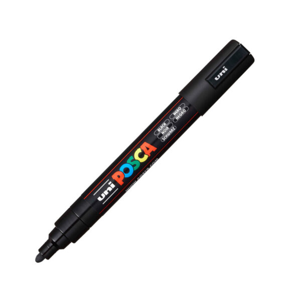 PLUMON POSCA 5M NEGRO (2.5MM)