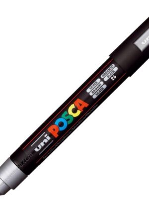 PLUMON POSCA 5M PLATEADO (2.5MM)