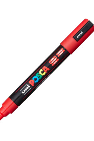 PLUMON POSCA 5M ROJO (2.5MM)
