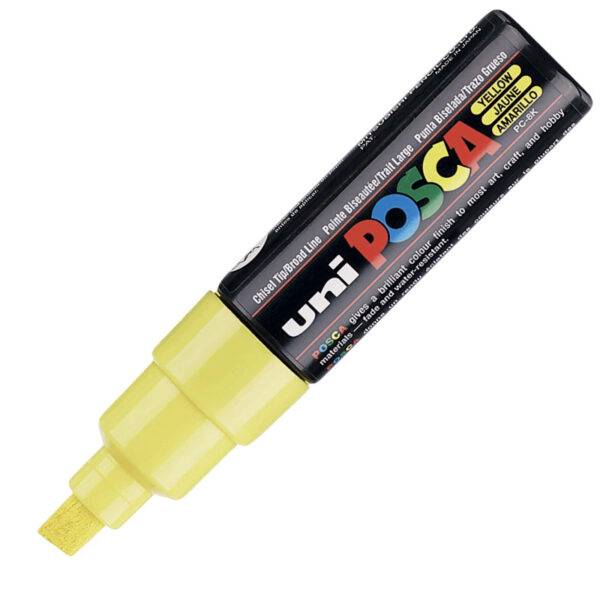 PLUMON POSCA 8K AMARILLO (8.0MM)