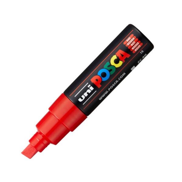 PLUMON POSCA 8K ROJO (8.0MM)