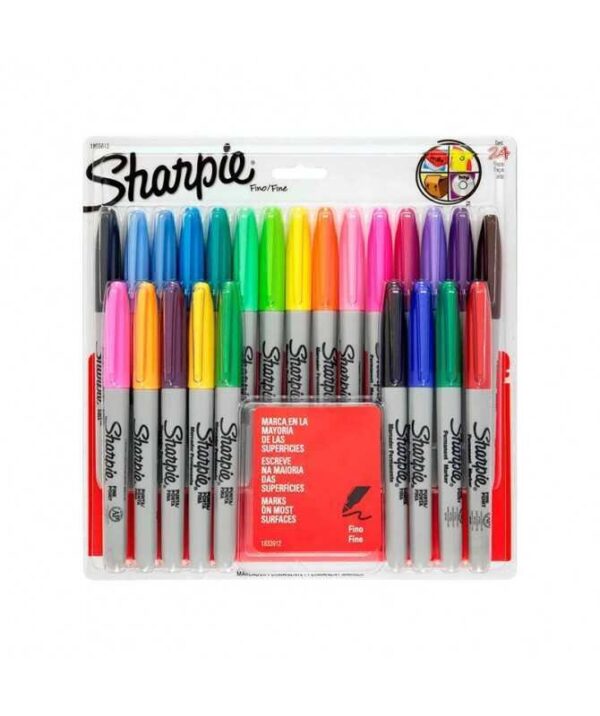 PLUMON SHARPIE ESTX24 COLORES