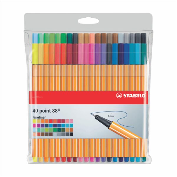 PLUMON STABILO POINT 88 ESTX40 COLORES