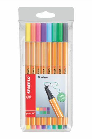 PLUMON STABILO POINT 88 ESTX8 PASTEL