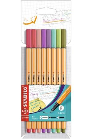 PLUMON STABILO POINT 88 ESTX8 COLORES