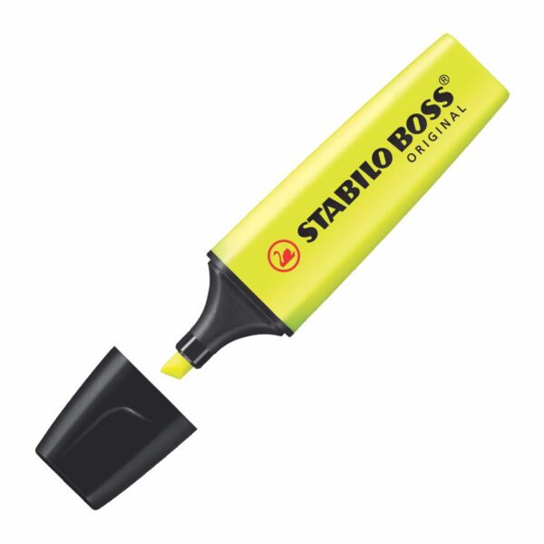 RESALTADOR STABILO BOSS 70/24 FLUORESCENTE AMARILLO
