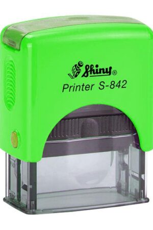 SELLO SHINY S-842 PRINTER VERDE (14X38MM)