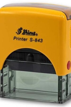 SELLO SHINY S-843 PRINTER AMARILLO (18X47MM)