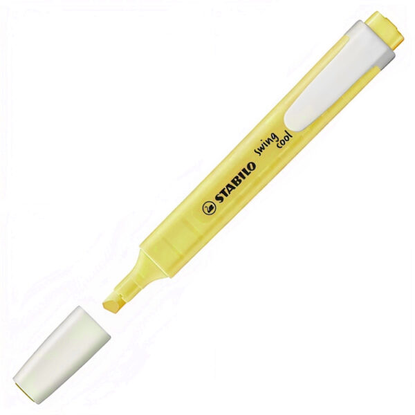 RESALTADOR STABILO SWING COOL 275/144-8 PASTEL AMARILLO