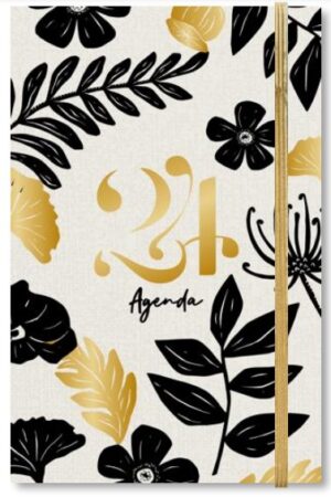 AGENDA ARTESCO MUJER C/LIGA LEAVES + LAPICERO TRIMAX 35F