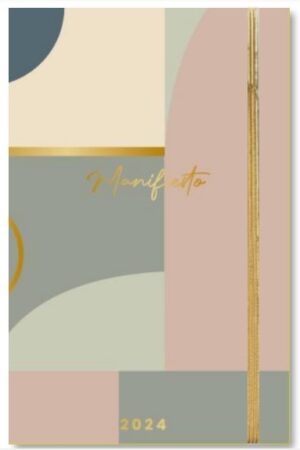 AGENDA ARTESCO TRENDY GOLDEN MANIFEST + LAPICERO TRIMAX GL32
