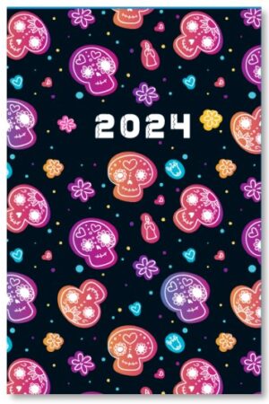 AGENDA ARTESCO JUVENIL SKULL + LAPICERO TRIMAX GL32