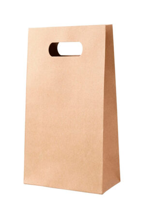 BOLSA KRAFT C/ASA TROQUEL N° 20 21X40X12.5CM (80GR)