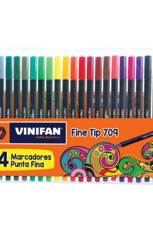 PLUMON VINIFAN 709 FINE TIP ESTX24 COLORES