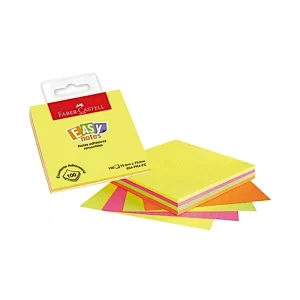 POST IT FC 654PK4 COLORES NEON 75X75MM 4COL.(100HJS)