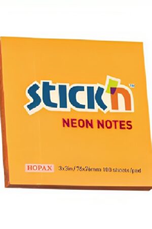 POST IT STICKN 21164 NARANJA NEON 3X3 (100HJS)