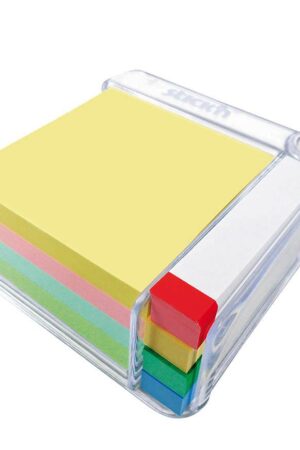 POST IT STICKN 21271 CUBO PASTEL C/DISP. 3X3 4COL. (400HJS)