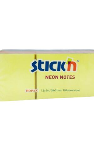 POST IT STICKN 21532 NEON 1.5X2 12TACOS (100HJS)