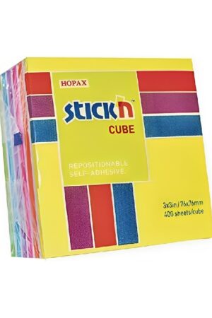 POST IT STICKN 21539 CUBO NEON 3X3 6COL. (400HJS)