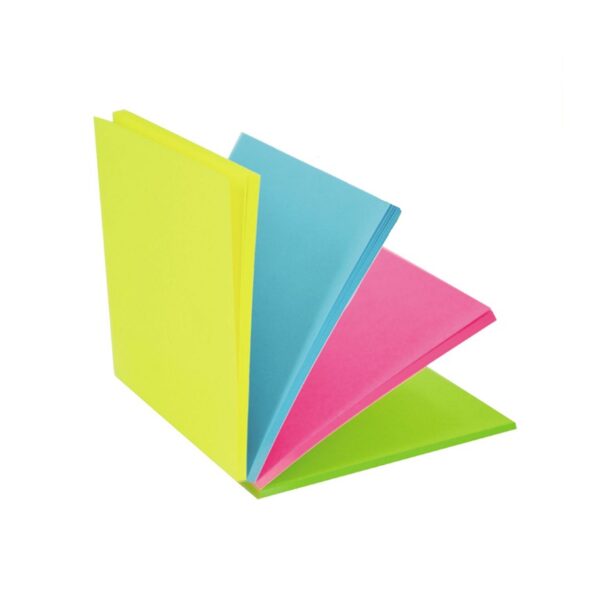POST IT STICKN 21571 COLORES NEON  3X3 4COL. (100HJS)