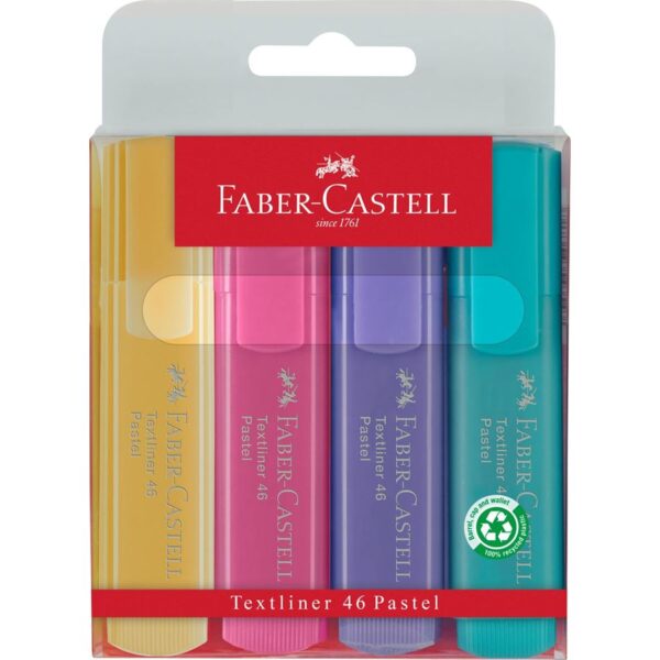 RESALTADOR FC TEXTLINER 1546 ESTX4 PASTEL