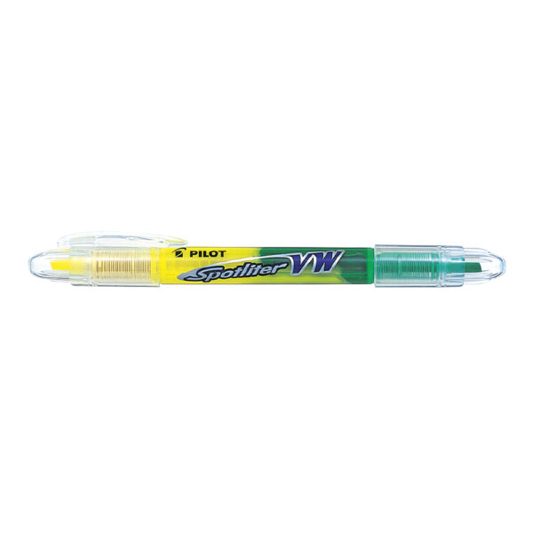 RESALTADOR PILOT DOBLE PUNTA SW-SLVW AMARILLO/VERDE