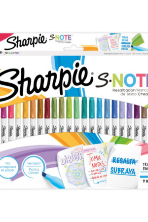RESALTADOR SHARPIE NOTE PASTEL ESTX24