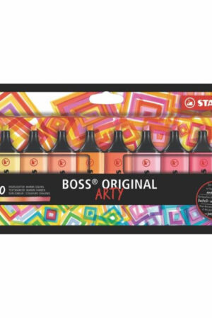 RESALTADOR STABILO BOSS ARTI ESTX10 COLORES CALIDOS