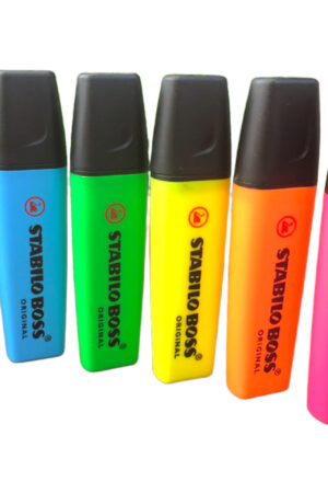 RESALTADOR STABILO BOSS ESTX6 COLORES FLUORESCENTES