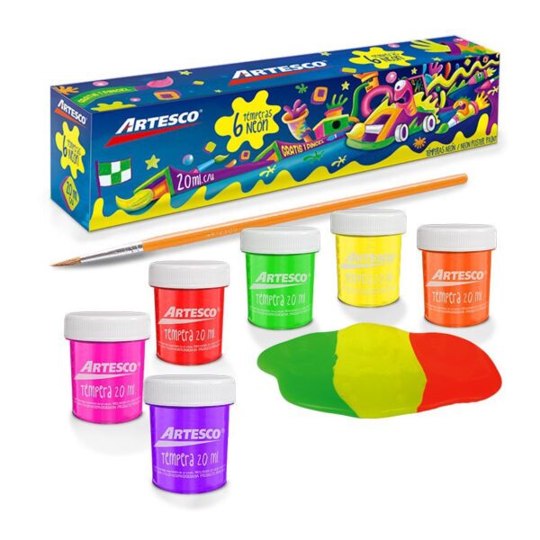TEMPERA ARTESCO NEON ESTX6