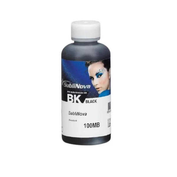 TINTA DE SUBLIMACION SUBLINOVA 100ML BLACK