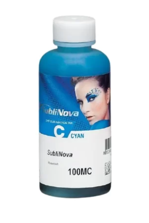 TINTA DE SUBLIMACION SUBLINOVA 100ML CYAN