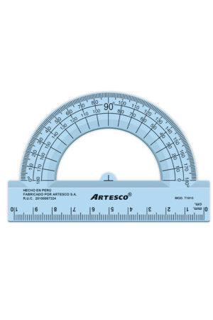 TRANSPORTADOR ARTESCO 180° X10CM