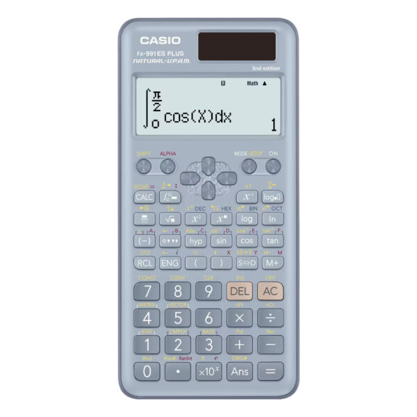 CALCULADORA CASIO CIENTIFICA FX-991ES PLUS2 AZUL PASTEL (417FUN.)